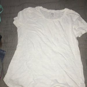 Old Navy White Relaxed S Tee